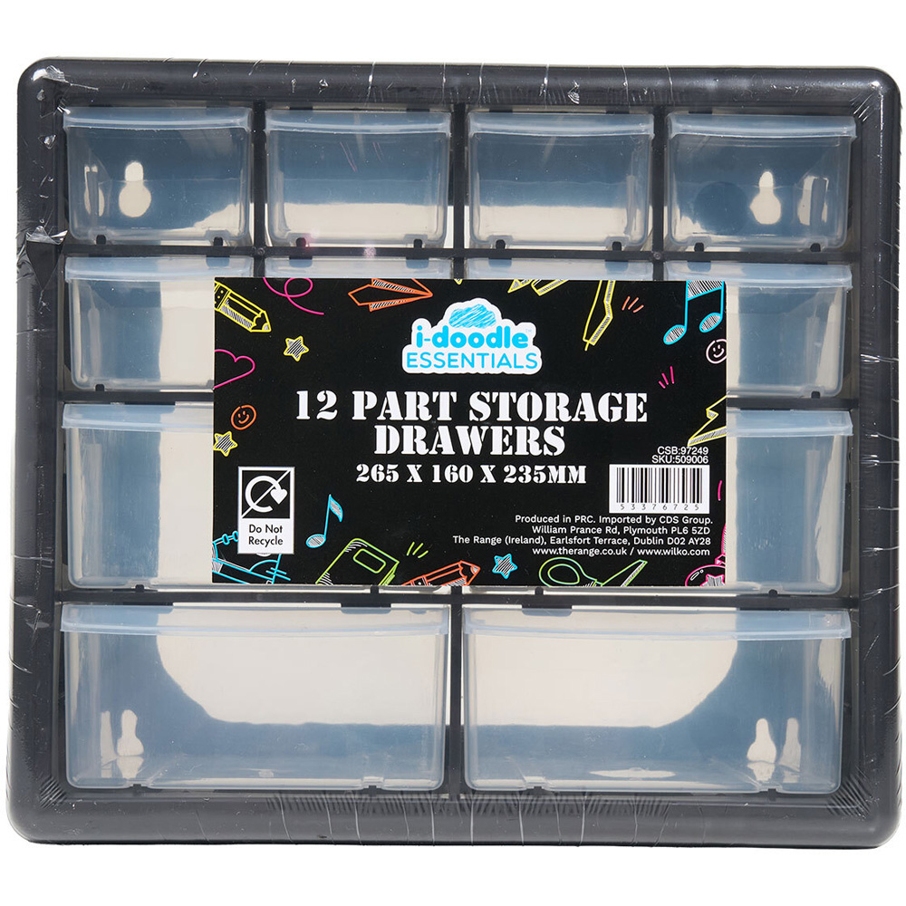 12 Part Storage Drawers Image 3