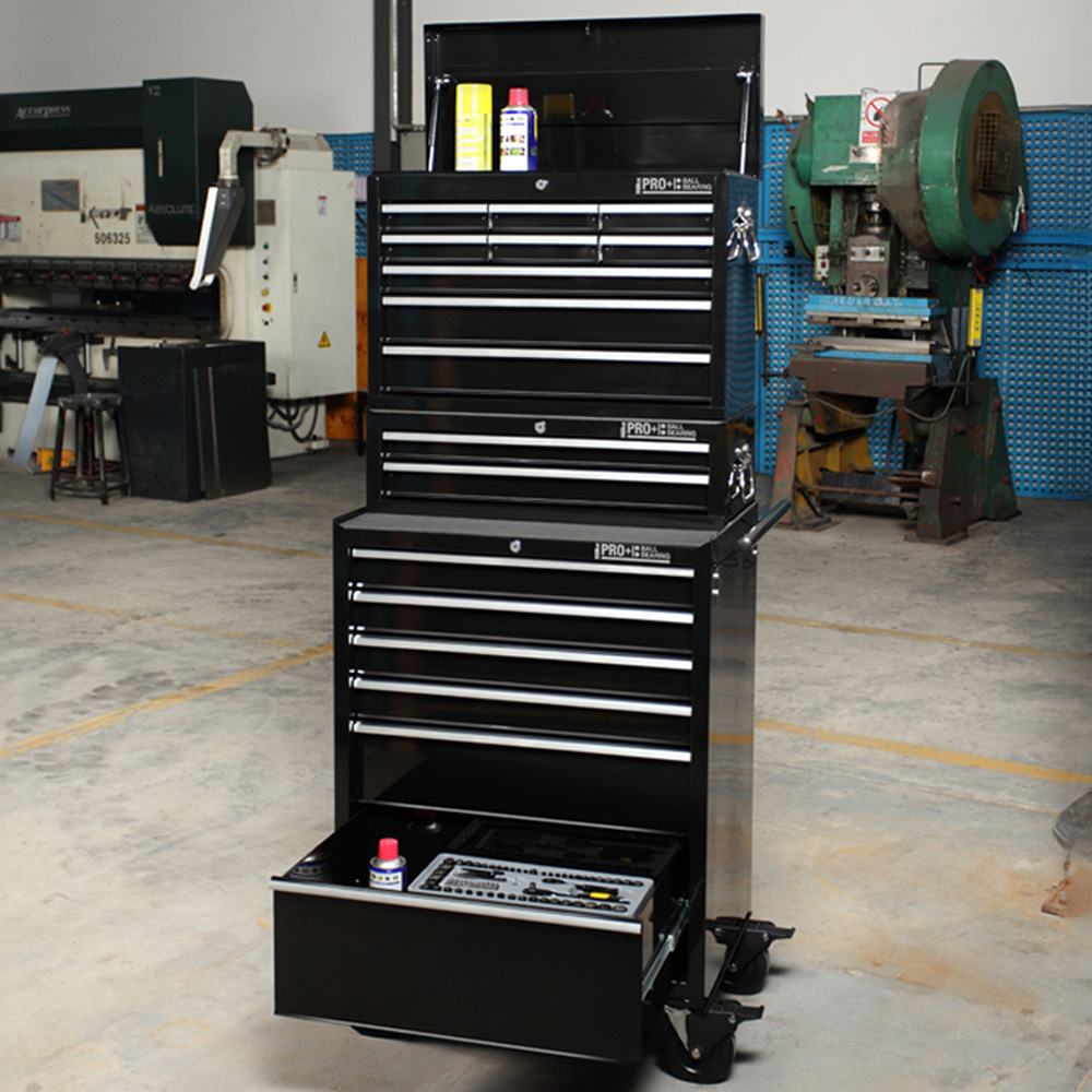 Hilka HD PRO+ 17 Drawer Combination Tool Cabinet Image 2