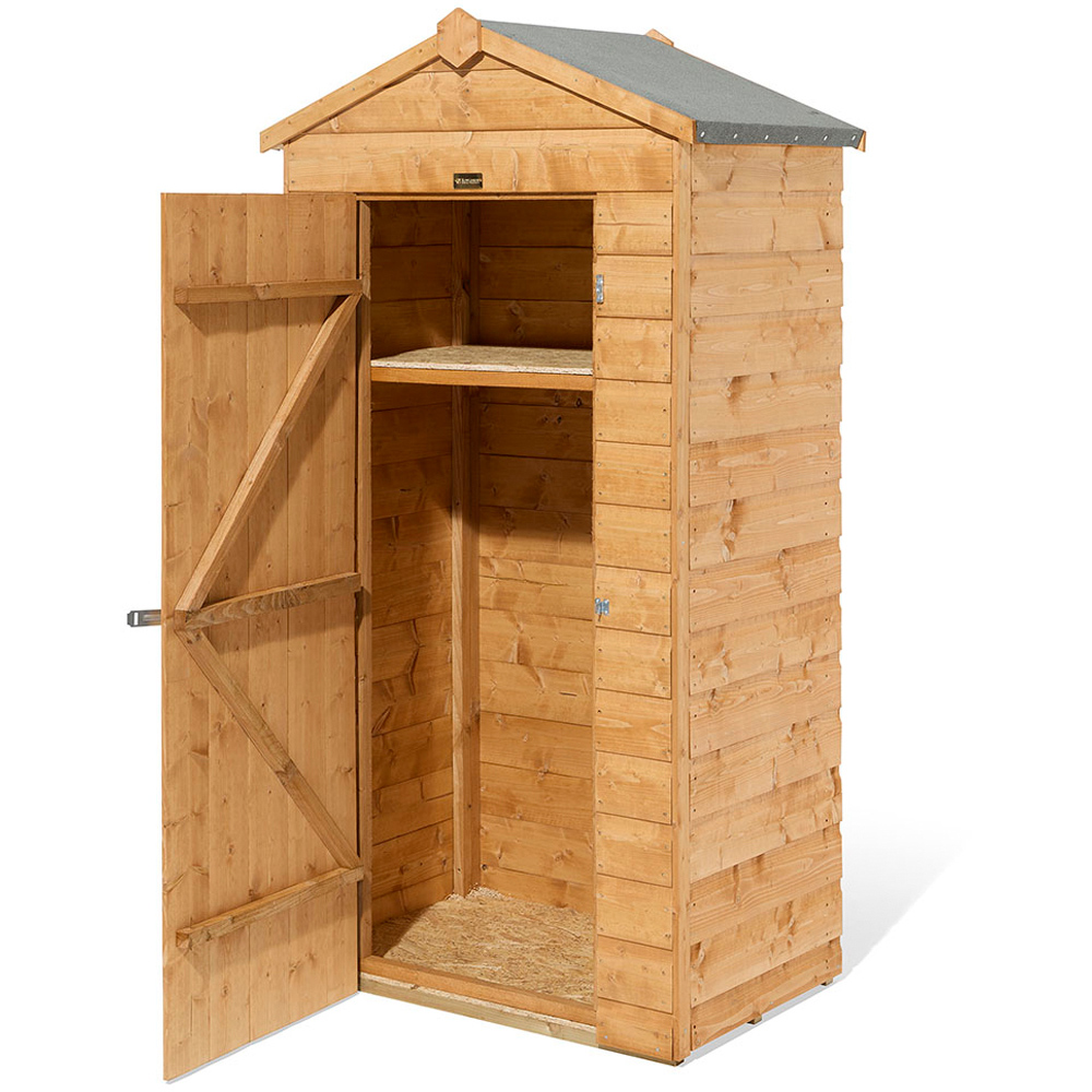 Rowlinson Shiplap 3 x 2ft Tall Apex Garden Storage Shed Image 4