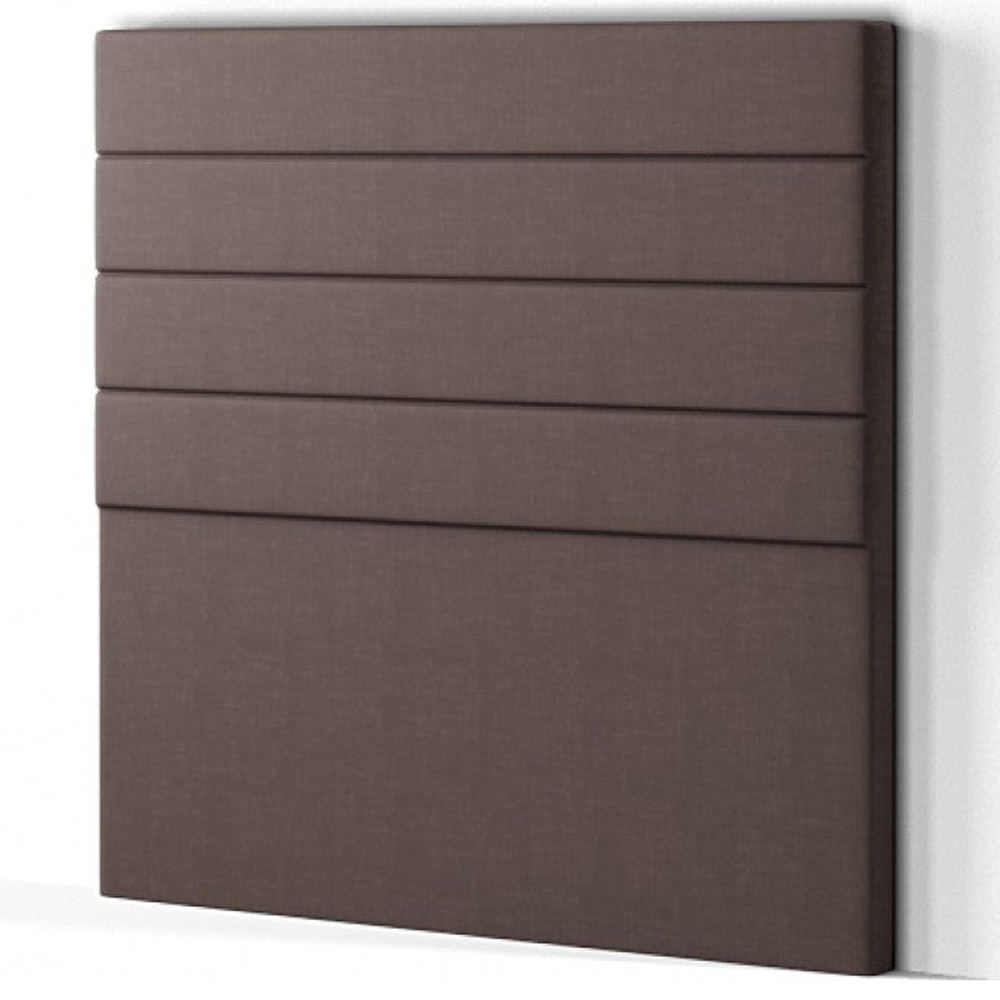 Eleganza George King Size Slate Malham Weave Floor Standing Headboard Image 2