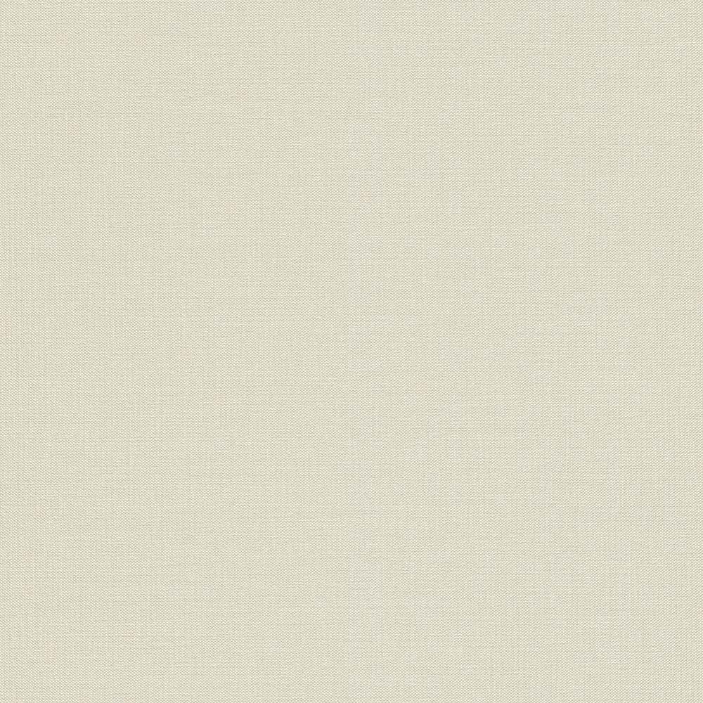 Elle Decoration Luxury Plain Cream Woven Vinyl Wallpaper by Erismann Image 1