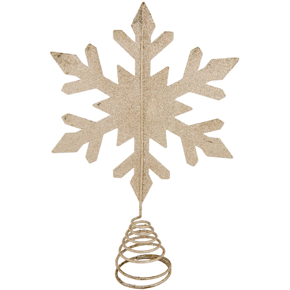 Mirrored Snowflake Tree Topper Image 3