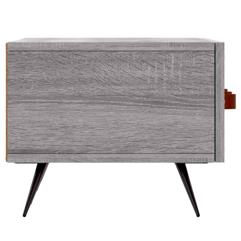 vidaXL 3 Drawer Grey Sonoma TV Cabinet Image 7