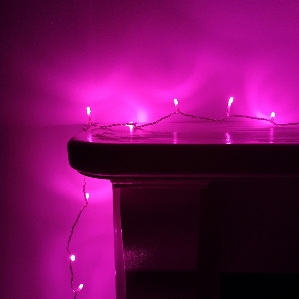 Premier SupaBrights 200 Pink LED String Light 16m Image 2