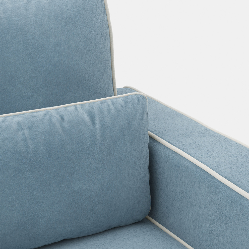 LPD Home Diego Ice Blue Chair Image 6