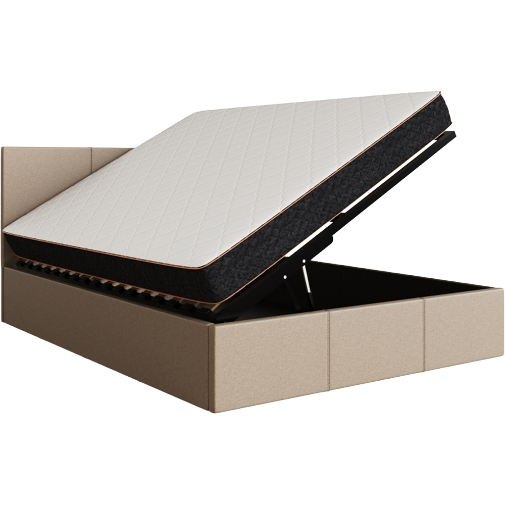 GFW King Size Natural Side Lift Ottoman Bed Image 6