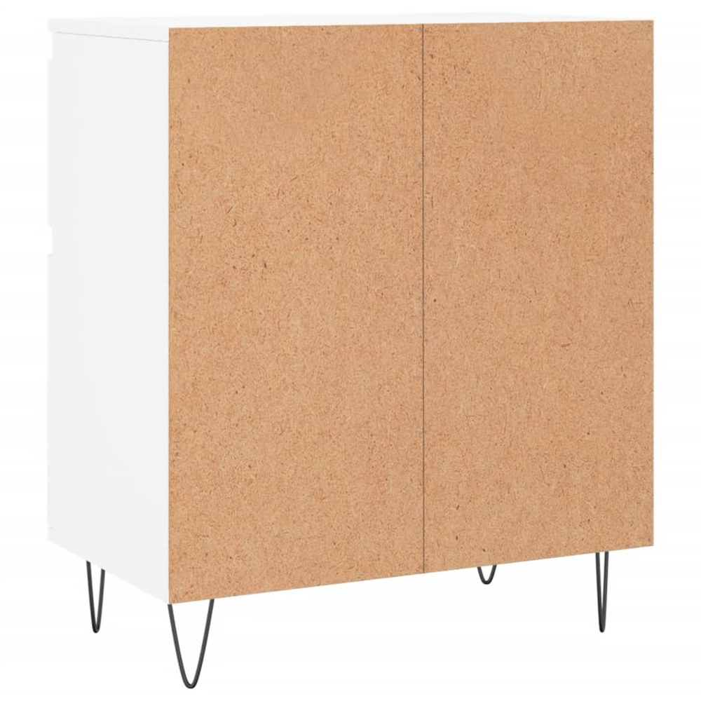 vidaXL 2 Door 2 Drawer White Sideboard Image 8