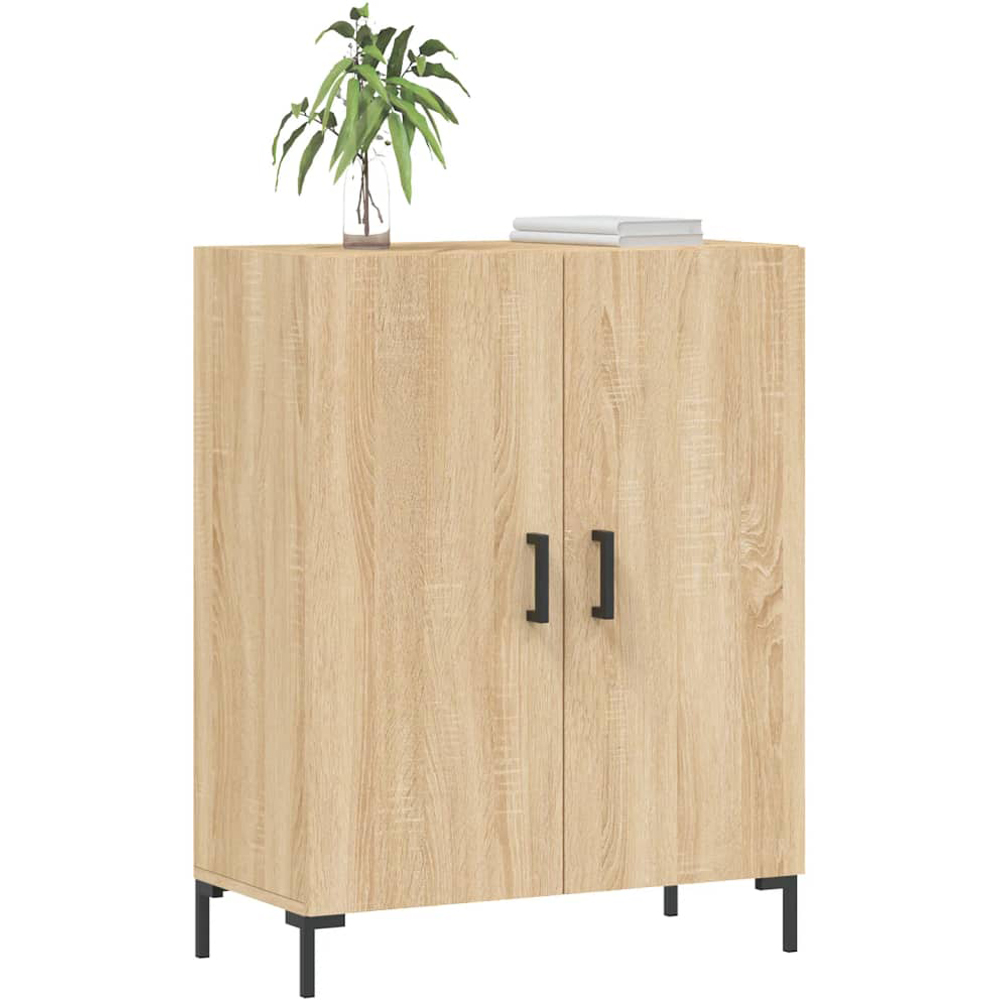 vidaXL 2 Door Sonoma Oak Sideboard Image 3
