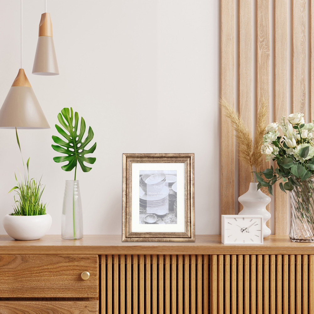 Maison Antique Gold Frame 6x4 inch Image 2
