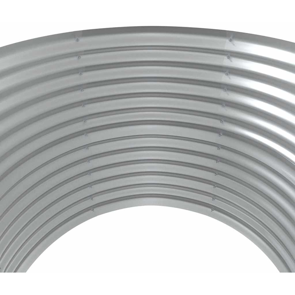 vidaXL Green Galvanised Steel Raised Garden Bed 68 x 100 x 100cm Image 3