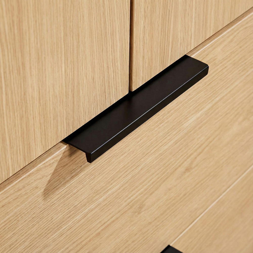 Home Source Phoenix 2 Door 3 Drawer Oak Effect Wardrobe Image 5