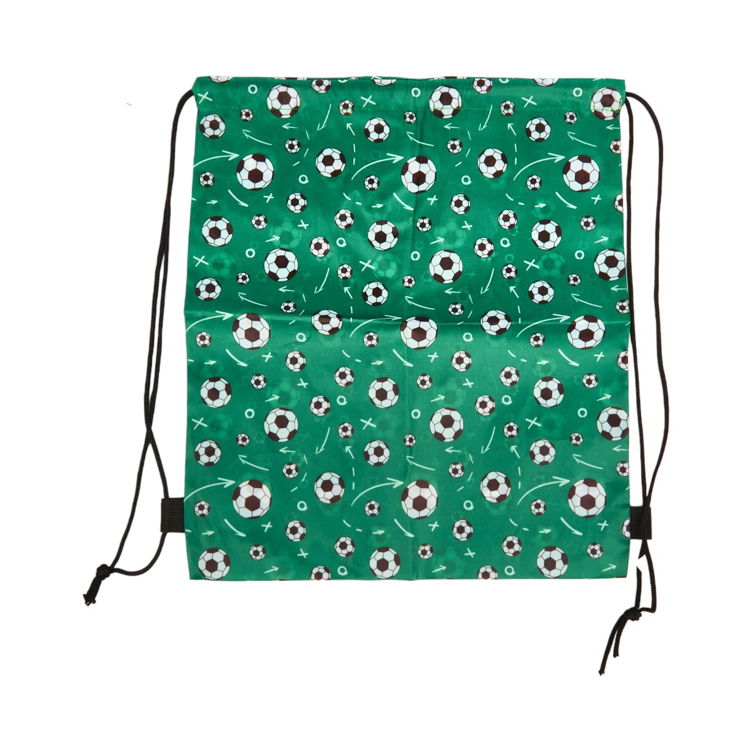 Football Drawstring Bag Green Image 2