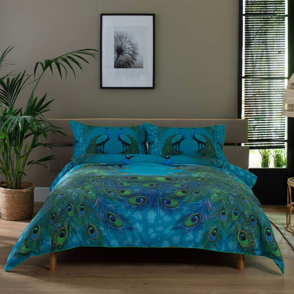 Deyongs Double Peacocks Duvet Set Image 1