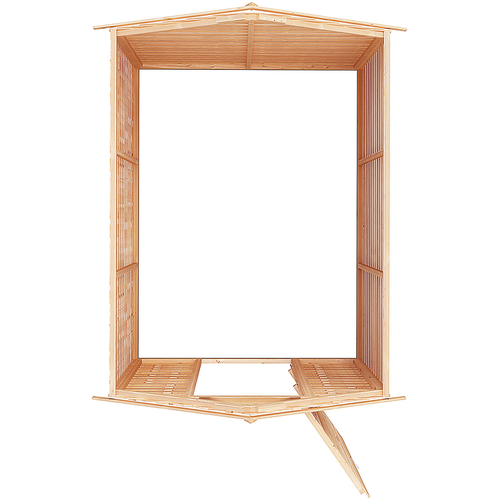 Shire Super Value 8 x 6ft Overlap Apex Garden Shed Image 4
