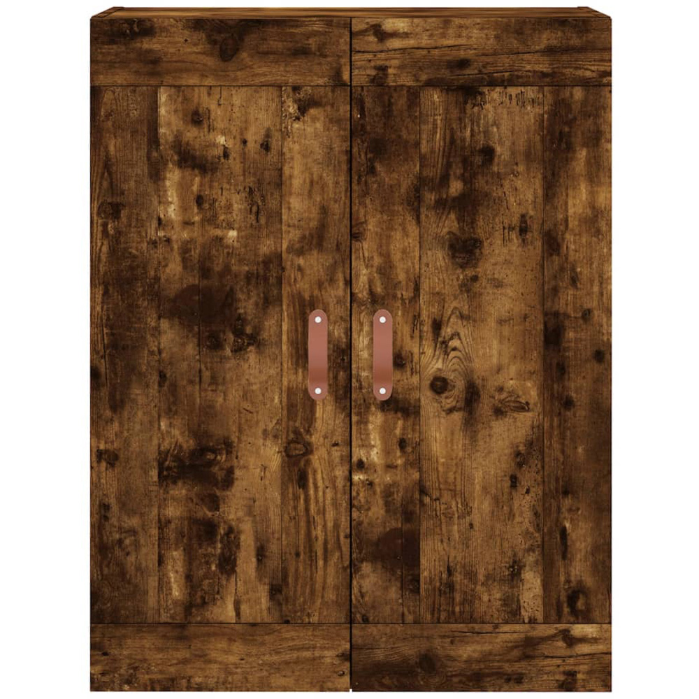 vidaXL 2 Door Brown Smoked Oak Wall Mounted Cabinet 2 Pack Image 5