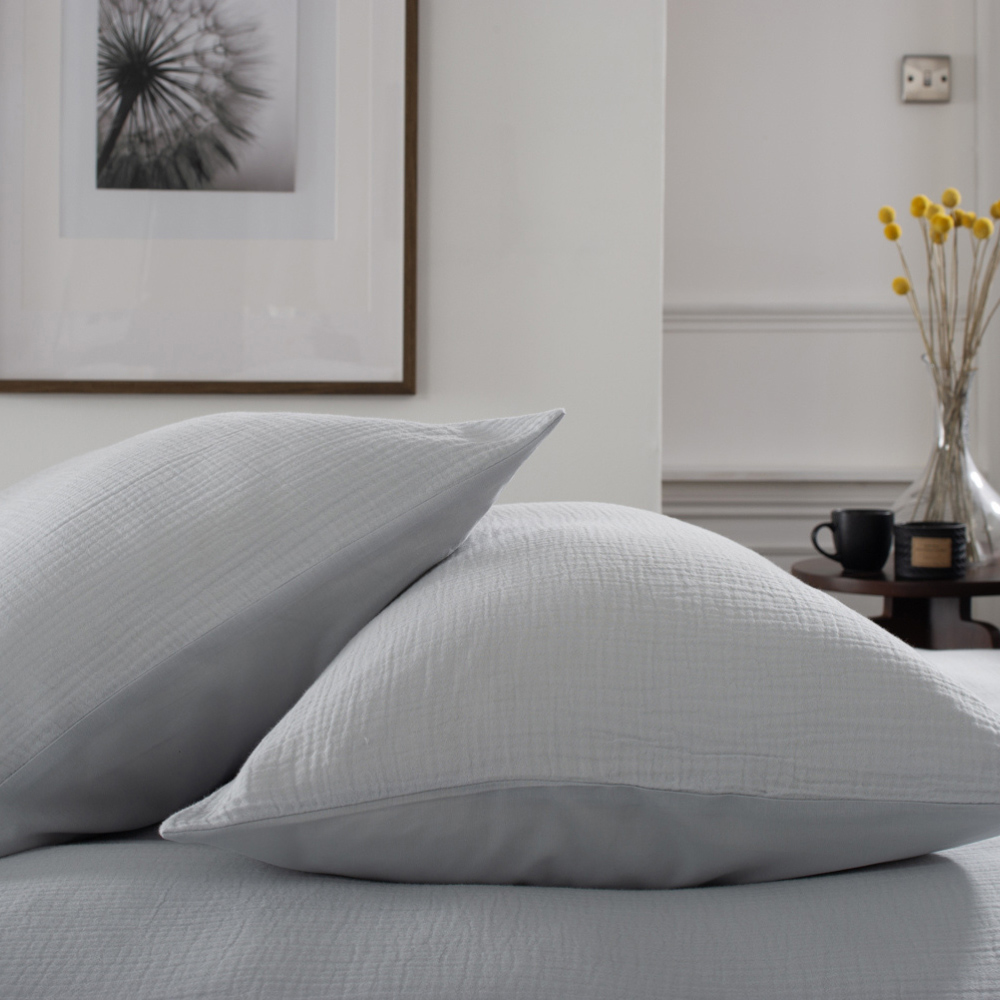 The Lyndon Company St. Quentin Double Grey Duvet Set Image 2