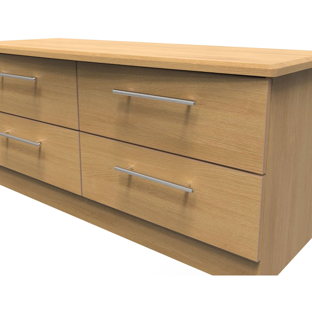 Crowndale Sherwood 4 Drawer Oak Bed Box Image 5