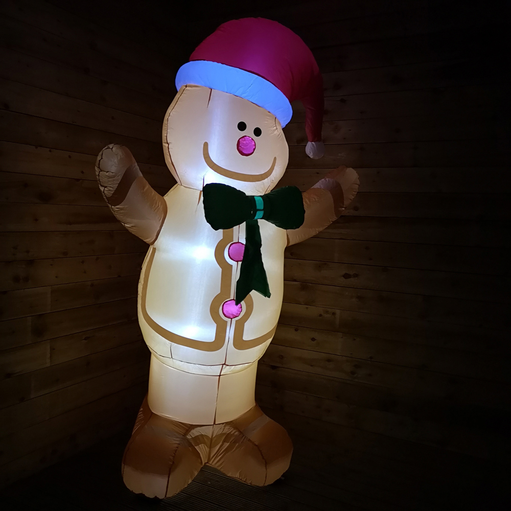 Samuel Alexander LED Inflatable Gingerbread Man Christmas Decoration 8ft Image 4