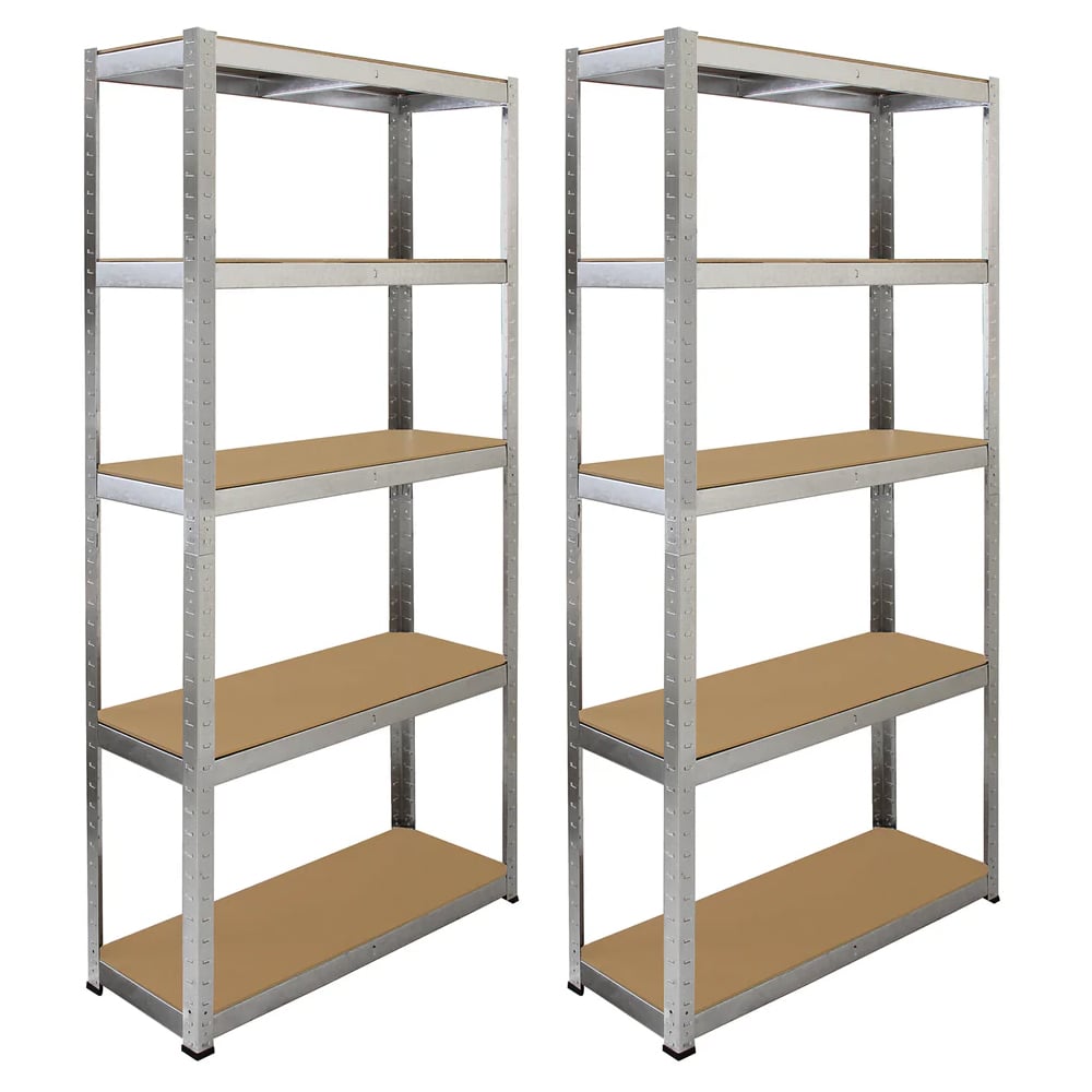 Monster Shop Galwix Corner Shelving and 2 Garage Racking Bundle 90cm Image 2