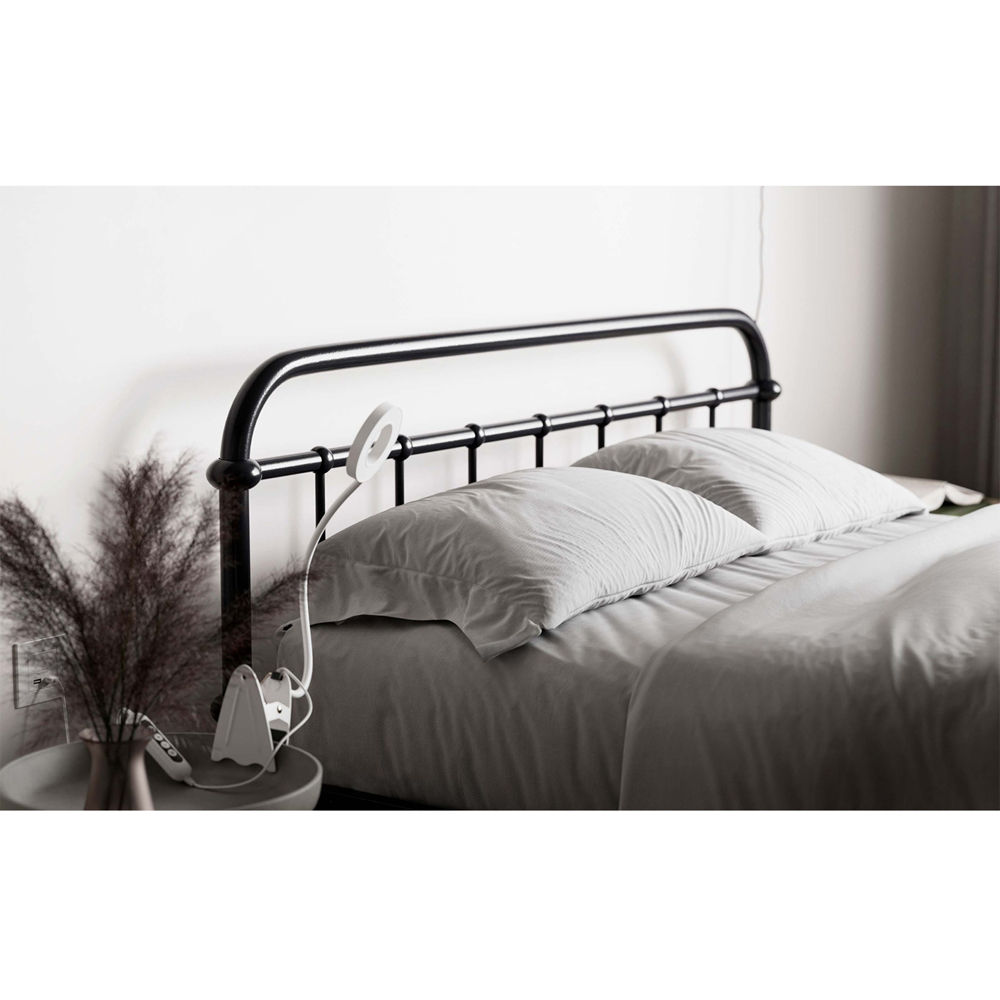 Flair Compton Small Double Black Metal Bed Frame Image 2