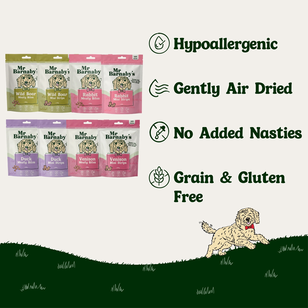 Mr Barnaby's Game Meat Dog Treat Bundle 80g 8 Pack Image 7