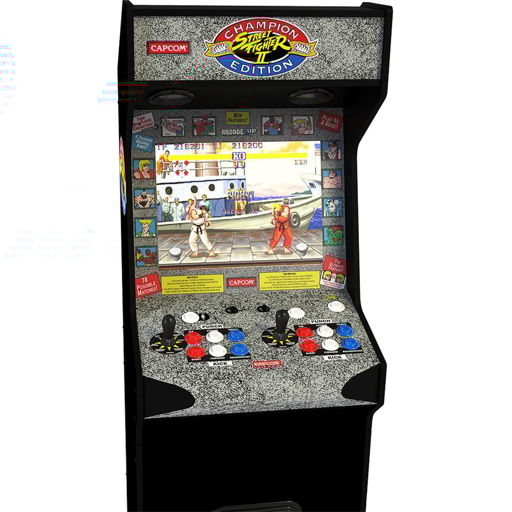 Arcade1Up Street Fighter Deluxe Arcade Machine Image 6