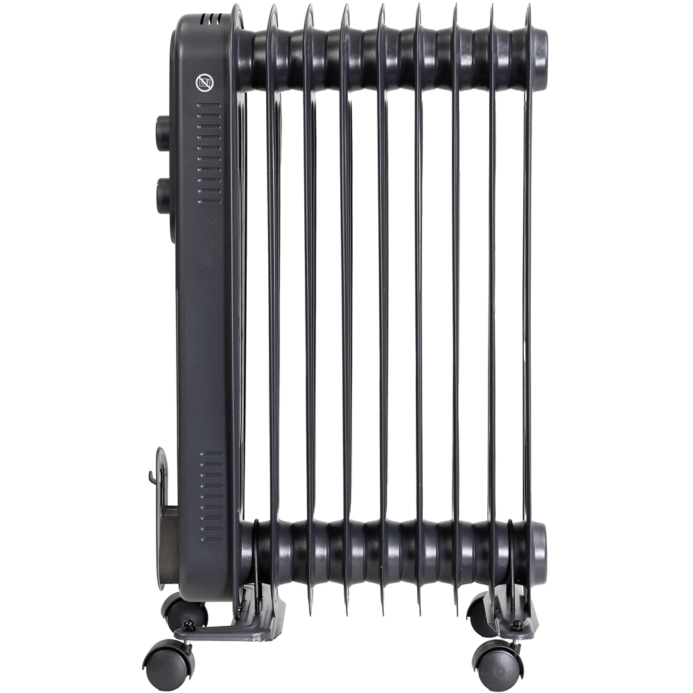 Russell Hobbs Matt Anthracite 9-Fin Oil Filled Radiator 2000W Image 3