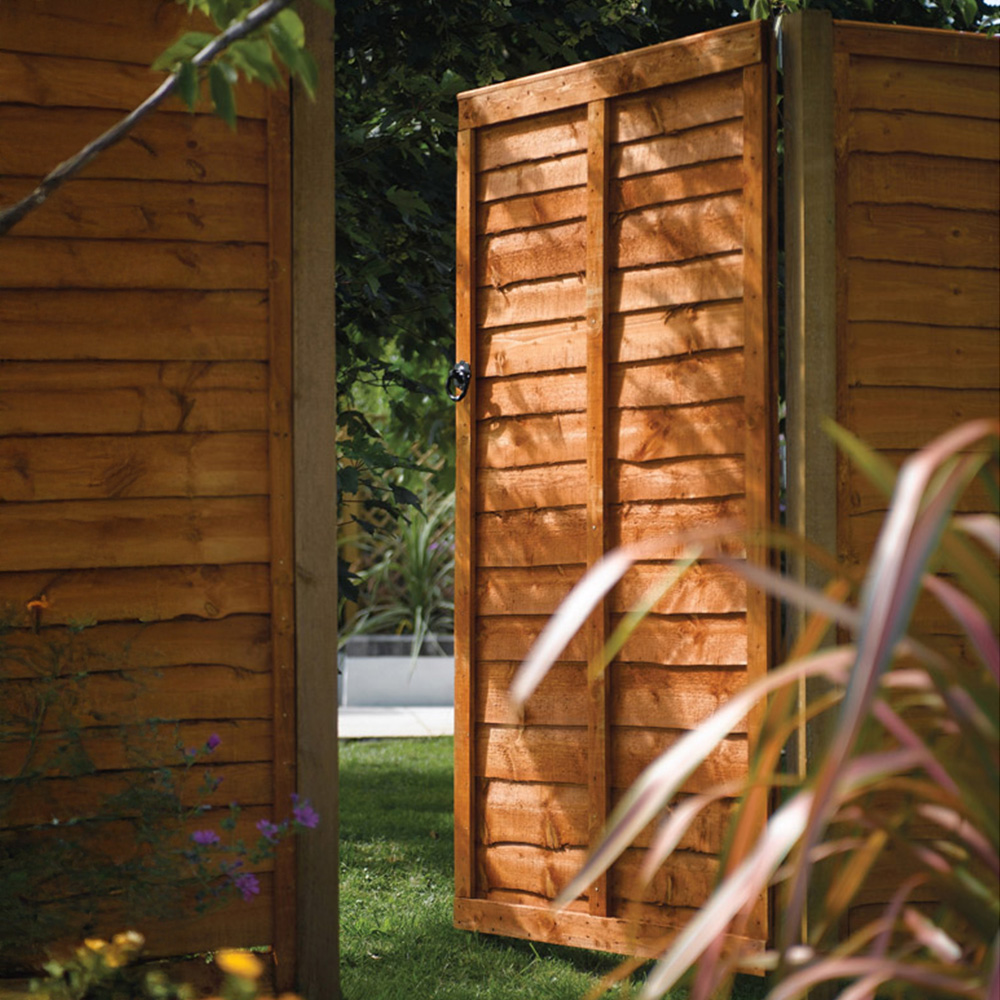Rowlinson 6ft Dip Treated Traditional Lap Gate Image 2