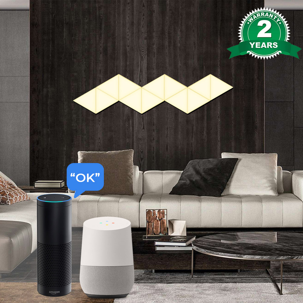 Ener-J Triangle Smart WiFi LED Wall Light 6 Pack Image 5