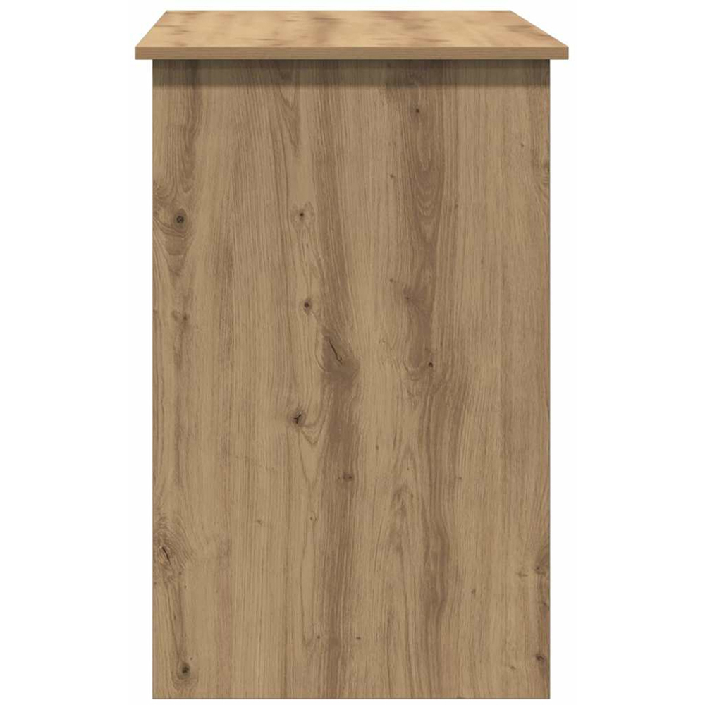 vidaXL Single Door Single Drawer Computer Desk Artisan Oak Image 5