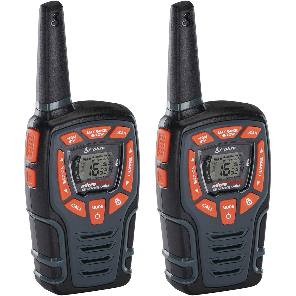 Cobra AM855 PMR Black Walkie Talkie 10km 2 Pack Image 3