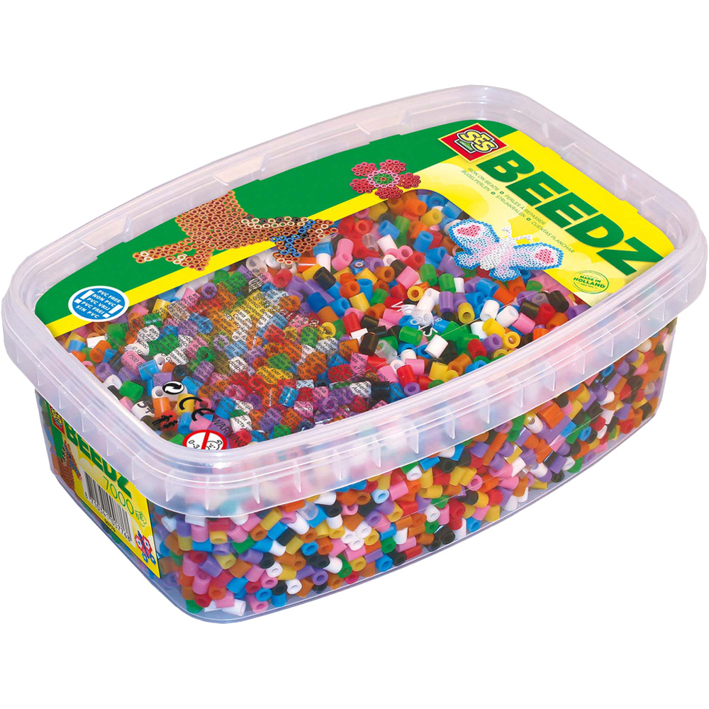 SES Creative Beedz Mix Basic Iron On Beads 7000 Piece Image 1