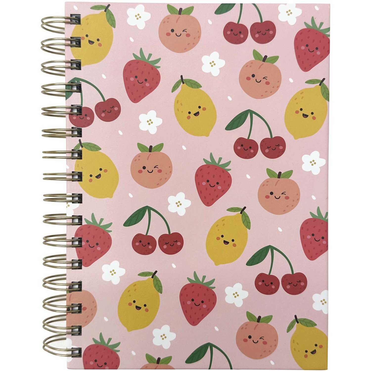 Fruity Design Wiro Notebook A5 Pink Image 1