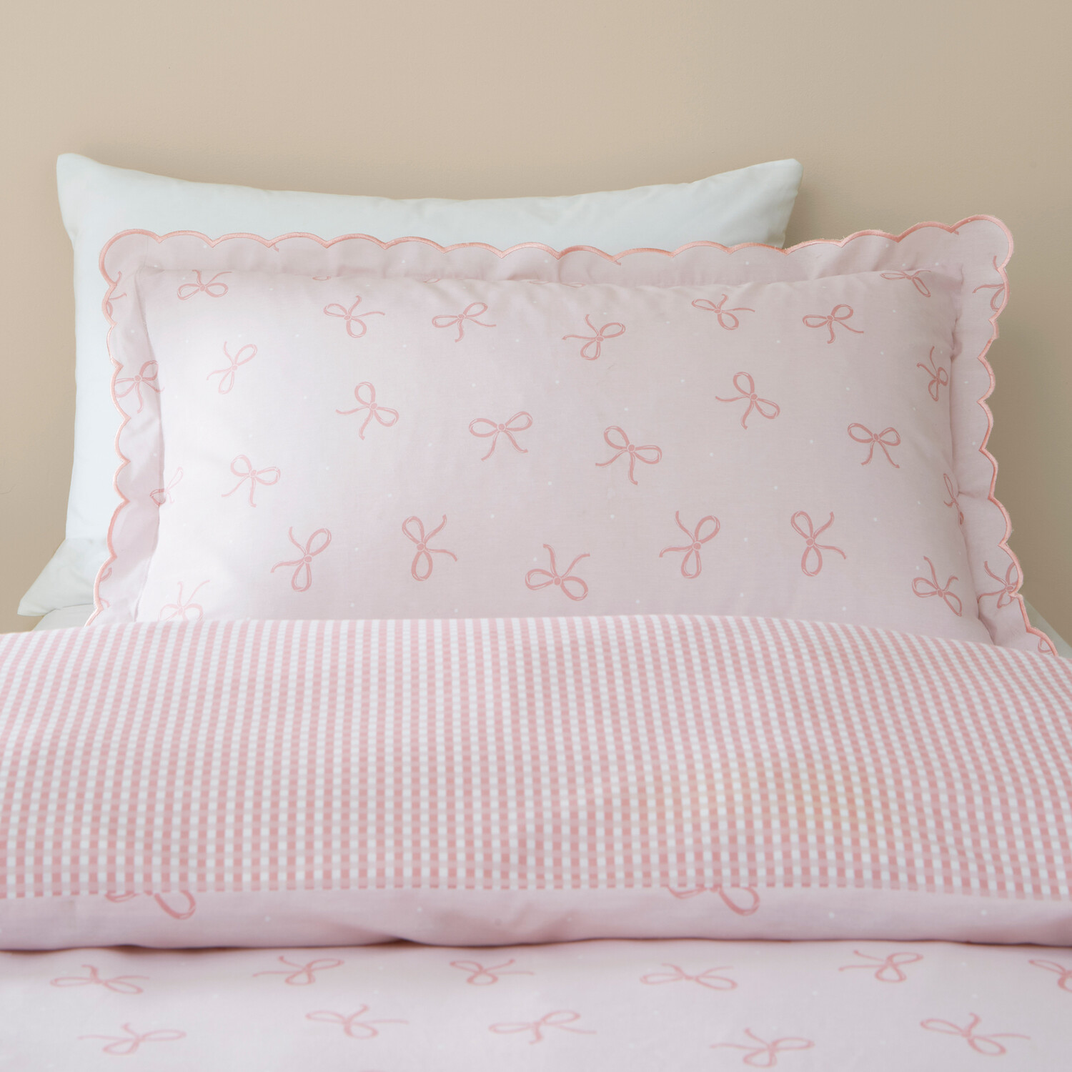 Florence Bows Duvet Set Pink Image 4