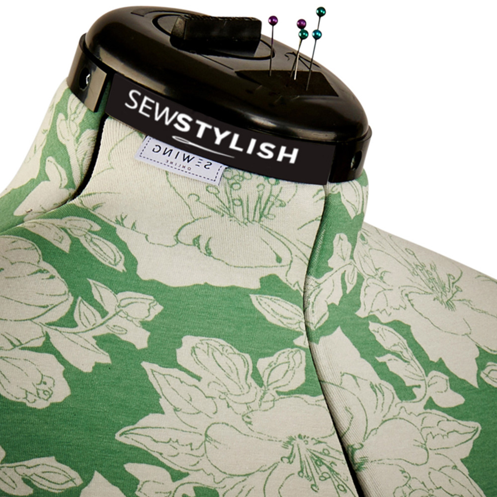 Sewing Online 5908A Hollyhock Green Adjustable 8-Part Dressmakers Dummy with Hem Marker Small Image 4