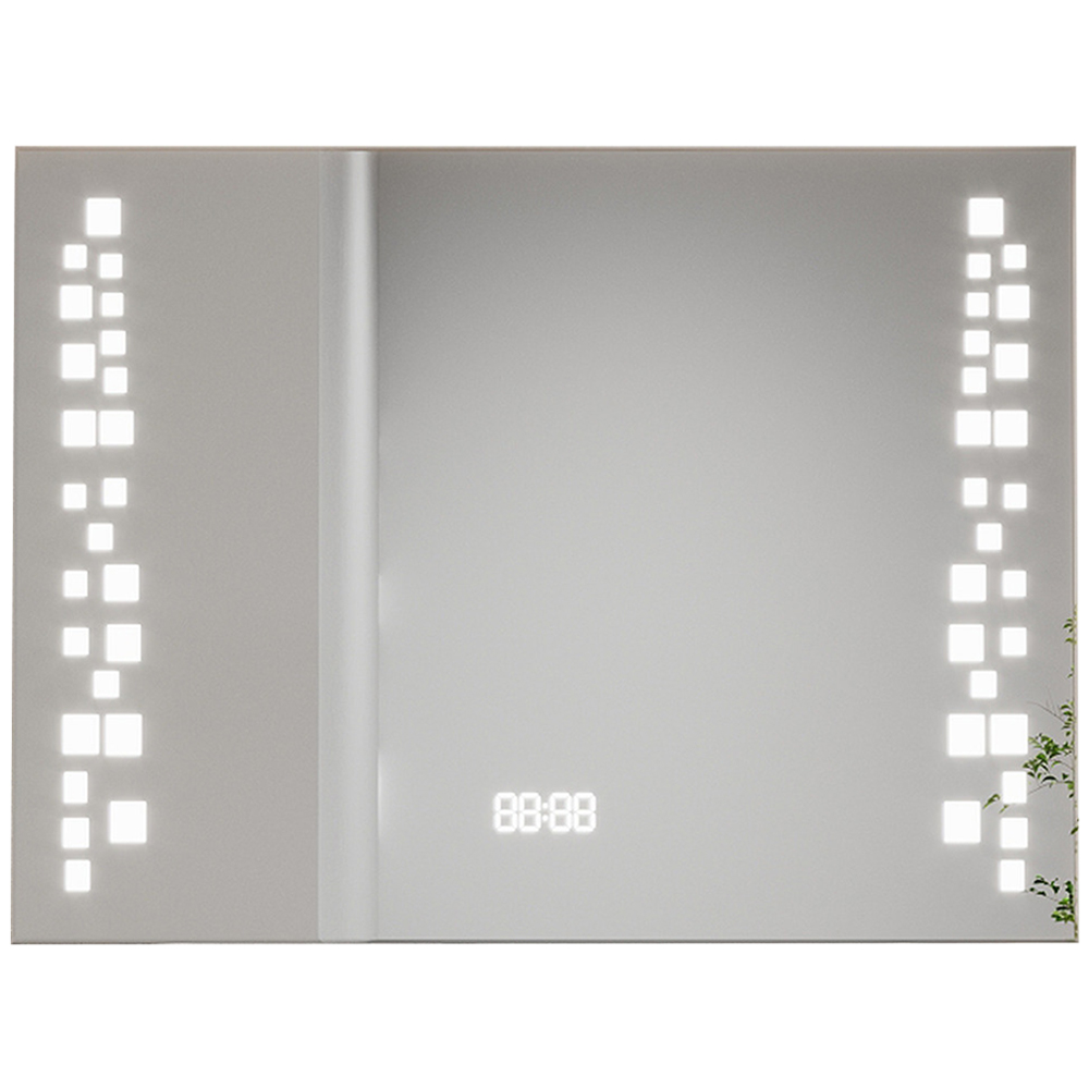 H&O Direct Surface Mounted Fog Free LED Bathroom Mirror Image 1
