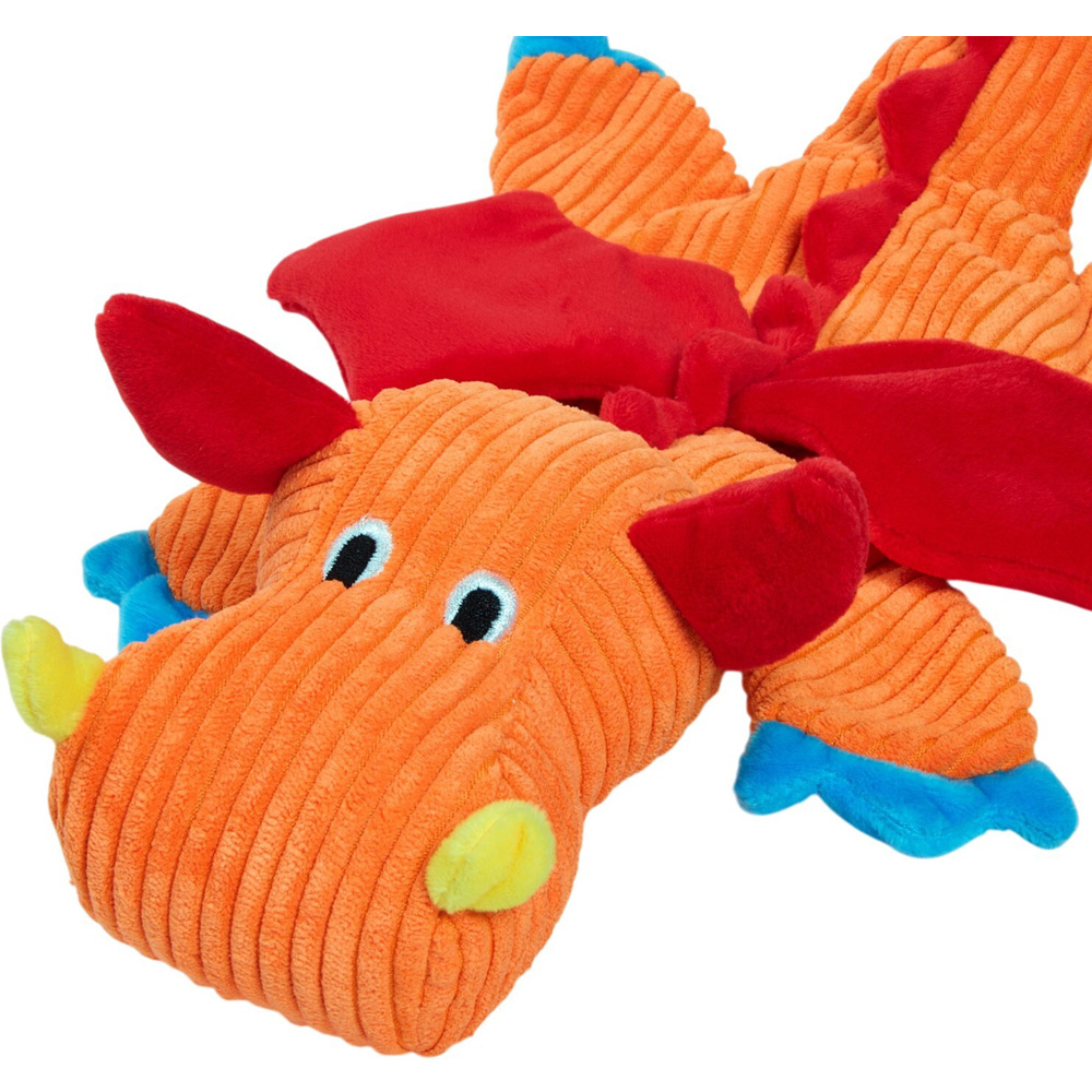 Unstuffed Multi Texture Dragon Pet Toy Image 6