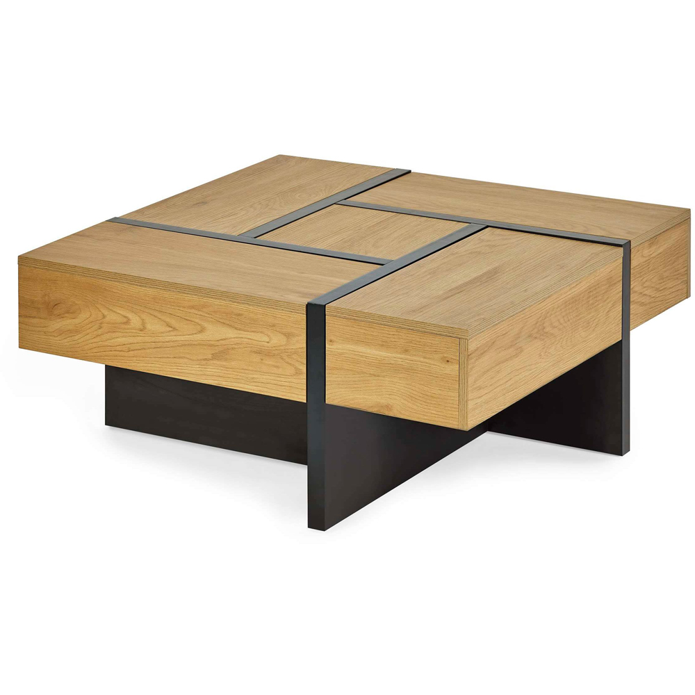 Julian Bowen Tahoe Square Storage Coffee Table Image 2