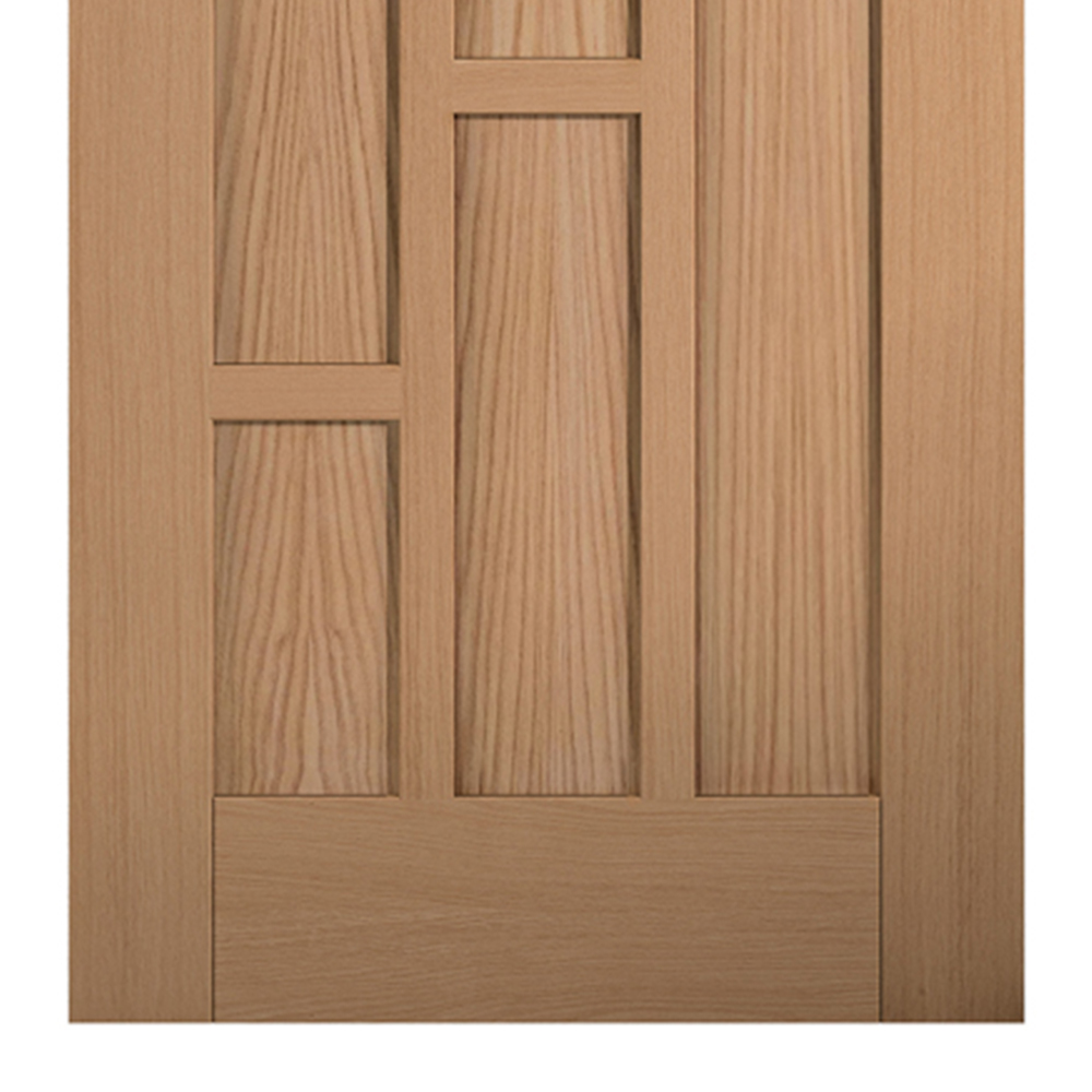 LPD Doors Coventry Oak Pre-Finished 6 Panel Internal Door 1981 x 686mm Image 3