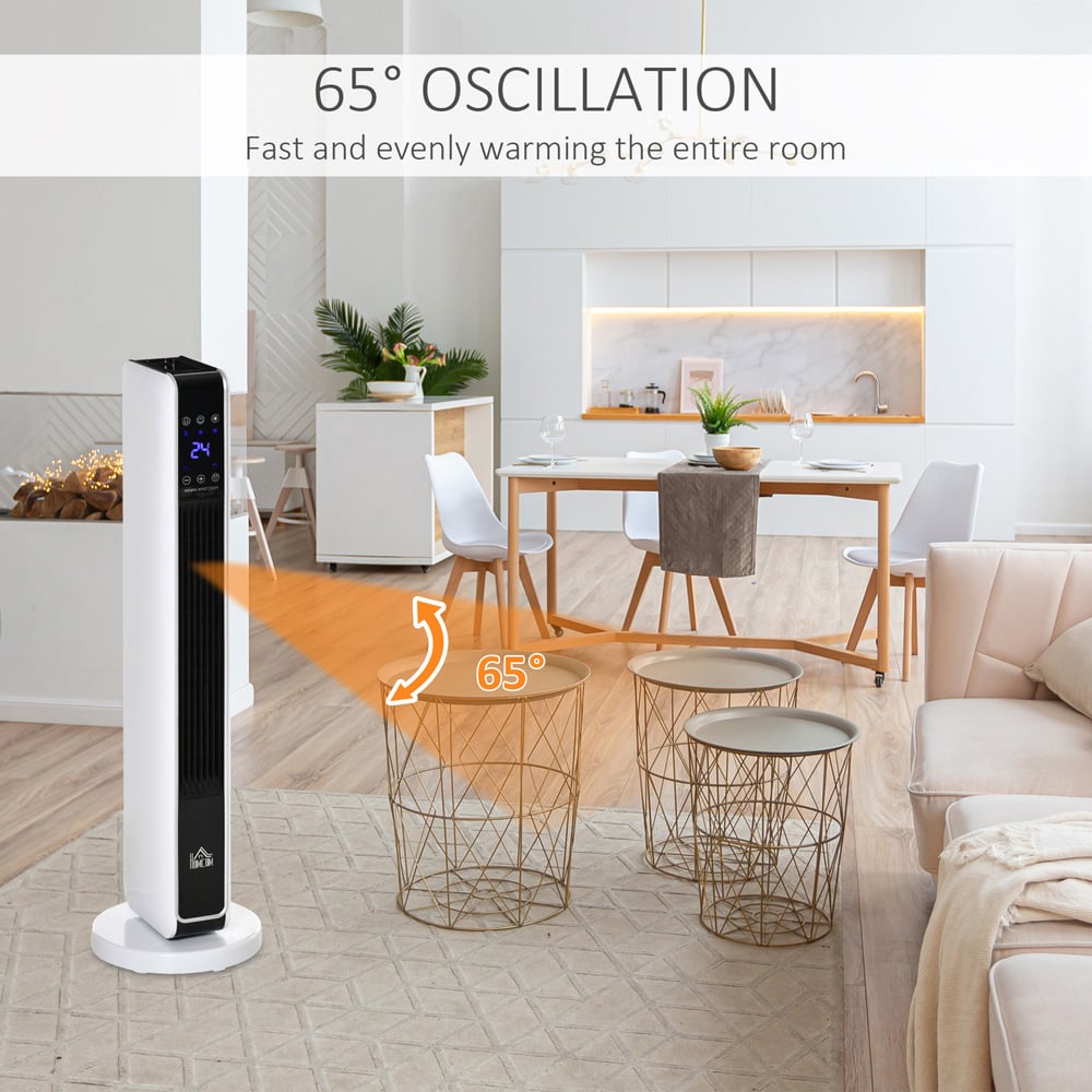 HOMCOM Indoor Tower Heater with Remote 2200W Image 7