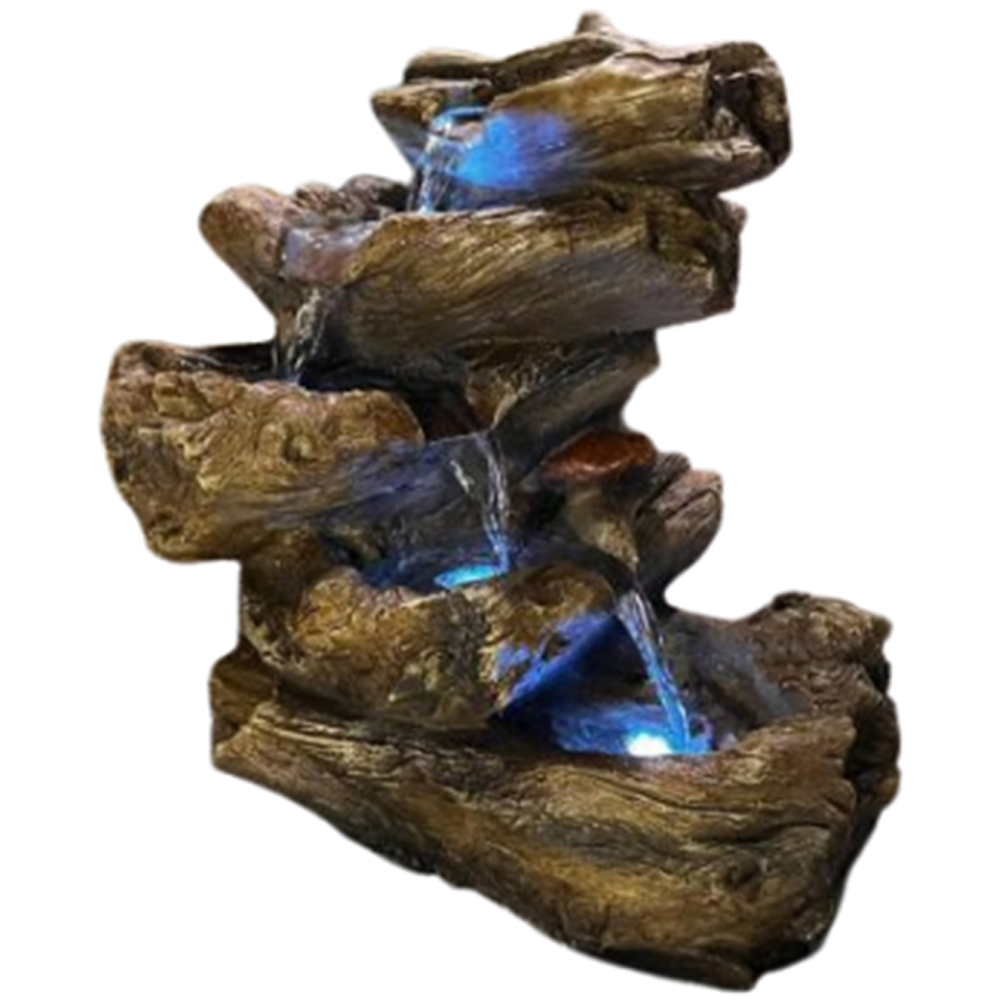 Tranquillity 5-Tier Cascade LED Solar Water Feature Image 1