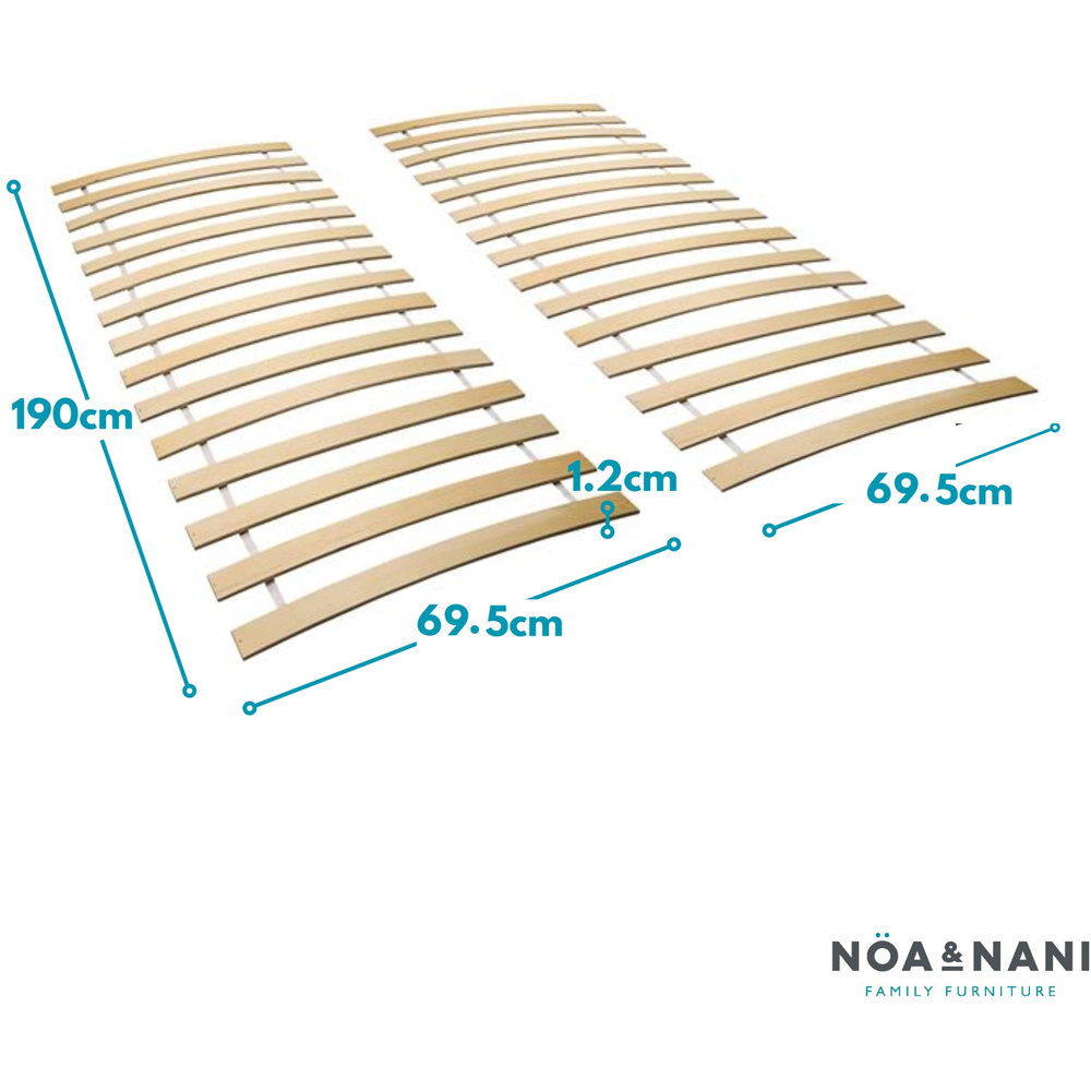 Noa and Nani Wooden Slats for Double Bed Frame Image 3