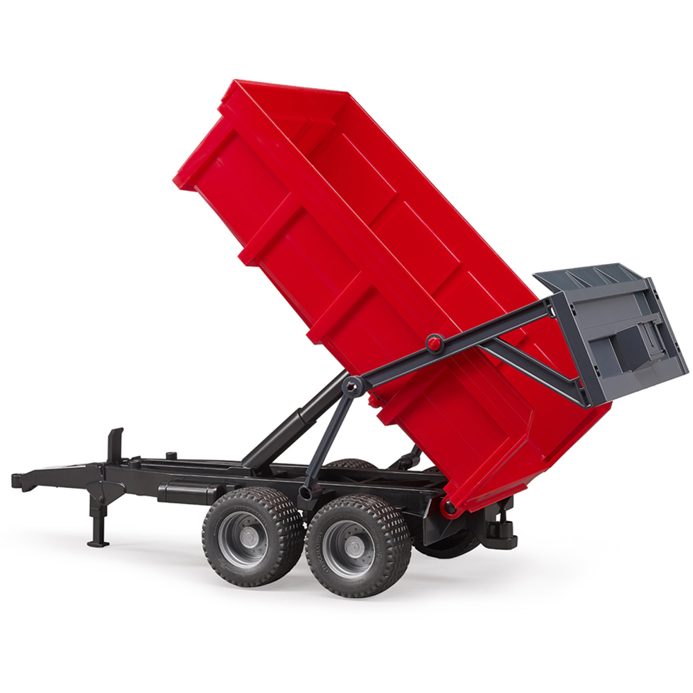 Bruder Kids Red Tipping Trailer Playset Model Image 3