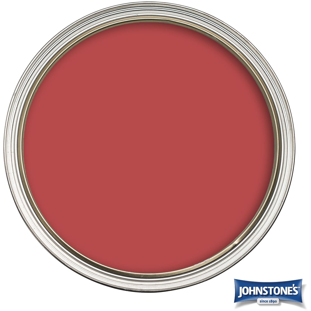 Johnstone's Walls & Ceilings Rich Red Soft Sheen Paint 2.5L Image 3
