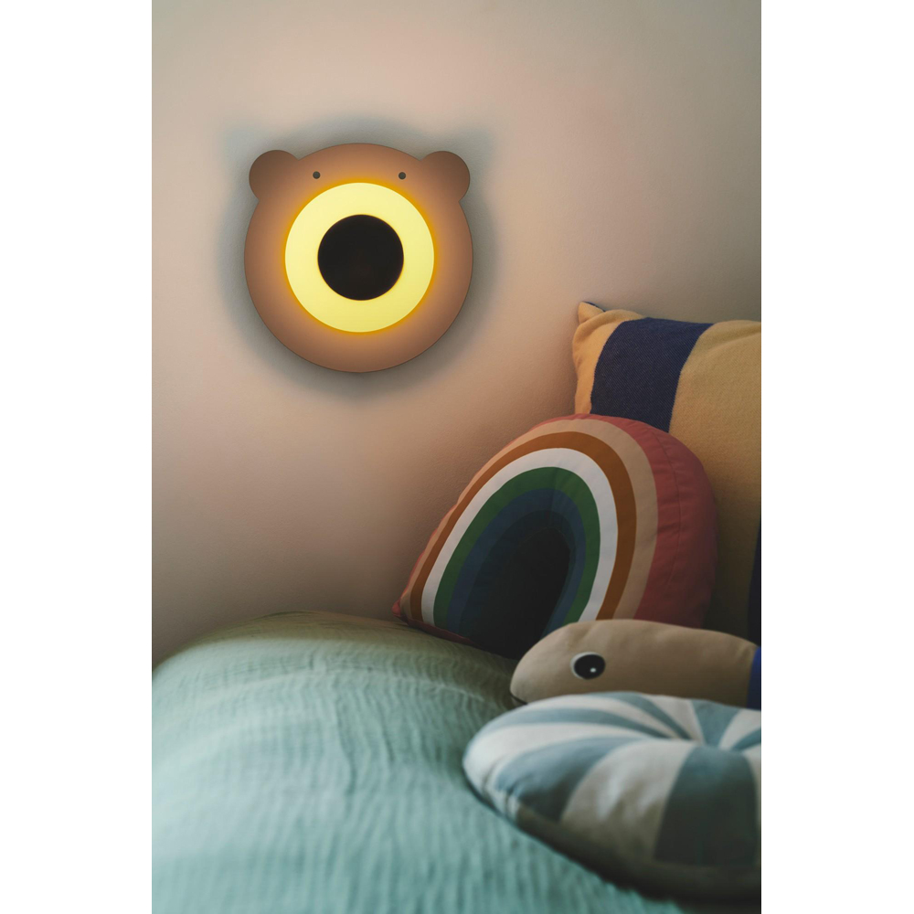 Nordlux Bruna Bear Brown Wall Light Image 2