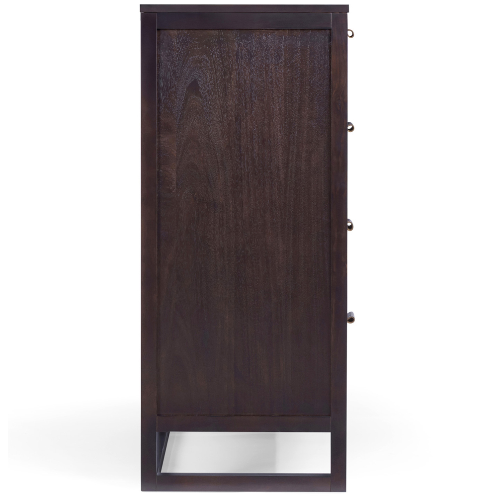 Teamson Home Hatteras 4 Drawer Espresso Dresser Image 3