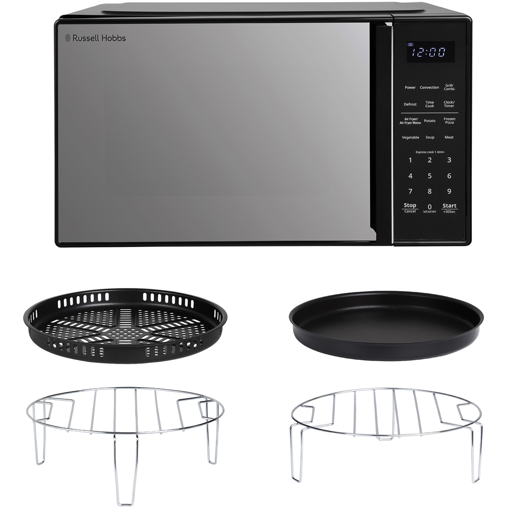 Russell Hobbs RHMTAF2302B Black 4-in-1 Touch Control Digital Combi Microwave and Air Fryer 23L Image 4