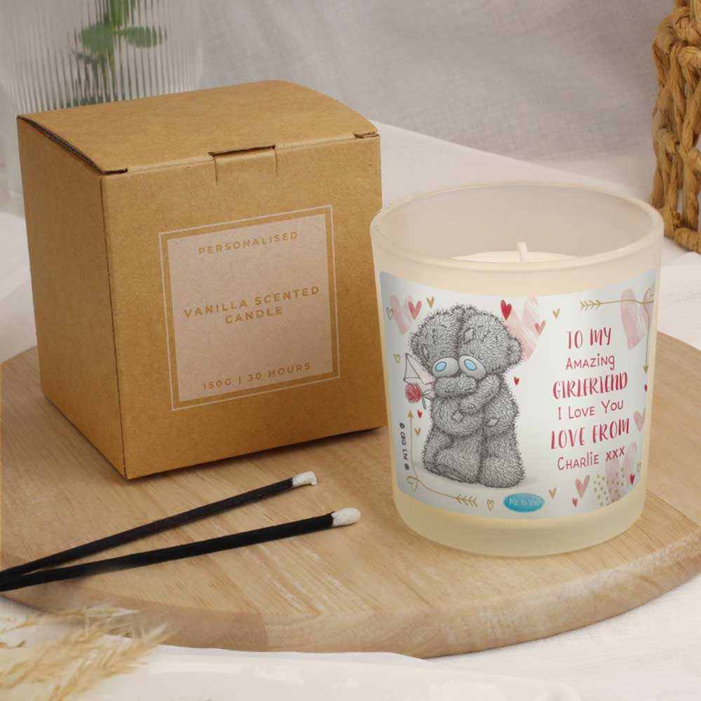 Personalised Memento Personalised Me To You Love Forever Scented Jar Candle Image 3