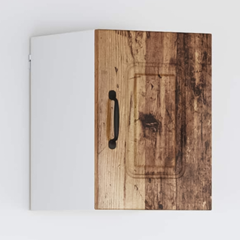 vidaXL Kalmar Single Door Old Wood Wall Mounted Kitchen Cabinet Set of 2 Image 1