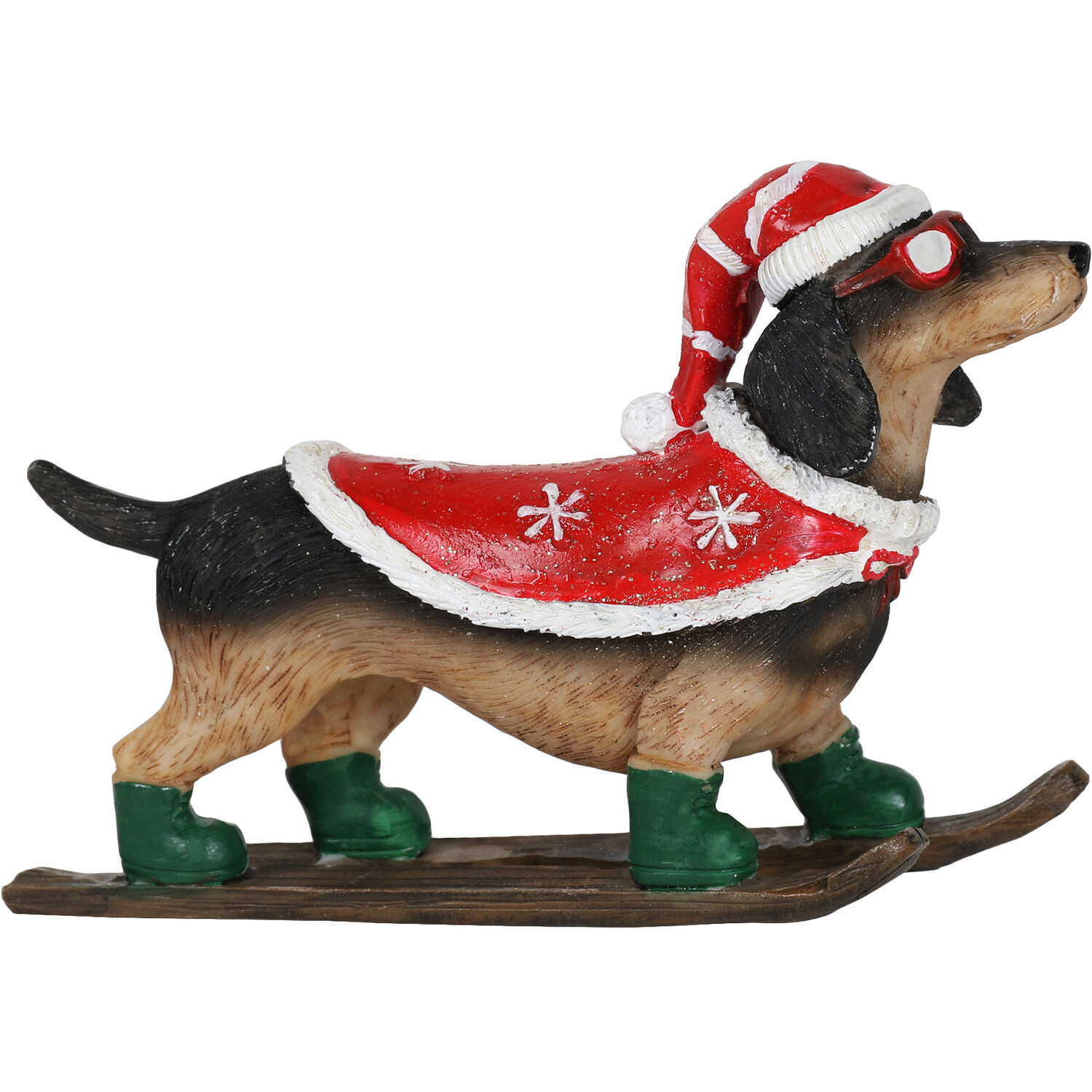 Festive Hanging Dachshund Decoration Image 2
